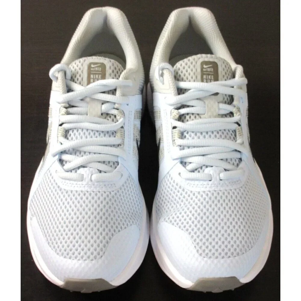 Nike Women's Run Swift 2 Half Blue Metallic Pewter Grey Running Shoes Sizes NIB